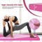4-Panel PU Leather Folding Exercise Gym Mat with Carrying Handles and Removable Zippered Cover